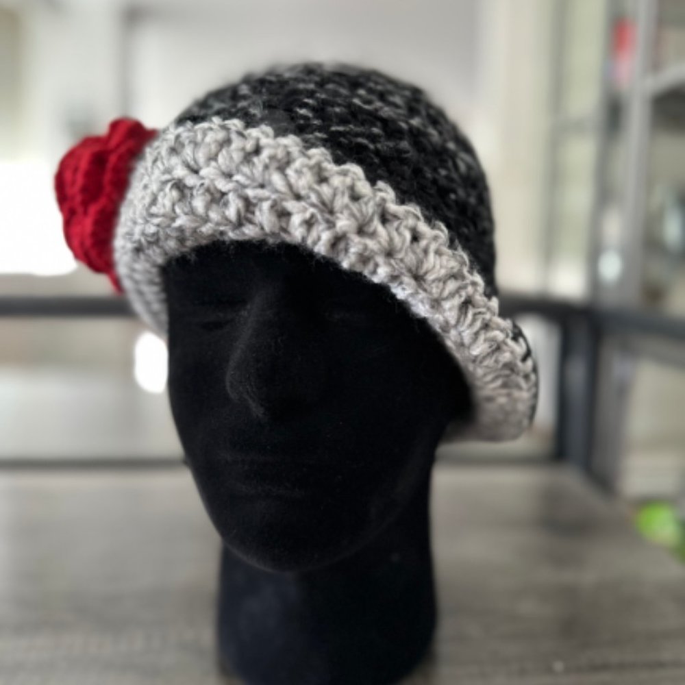 Handmade crochet Hat spring autumn winter bucket hat vintage brand new wool